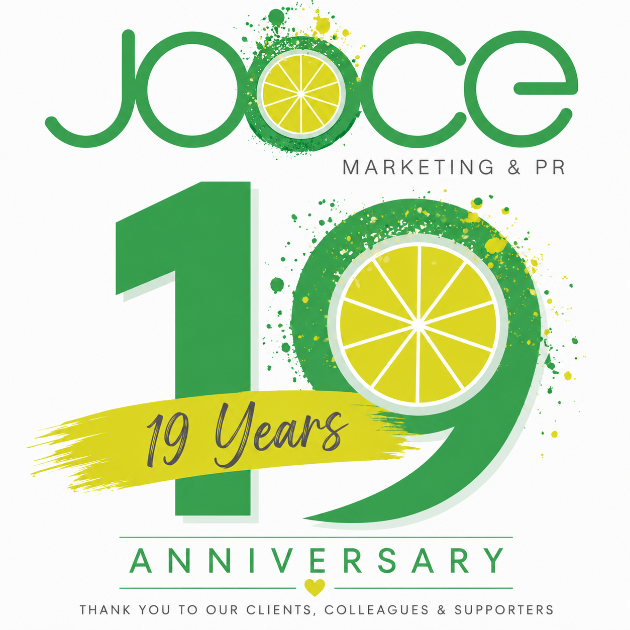 Jooce Celebrates 19 Years of Marketing Excellence